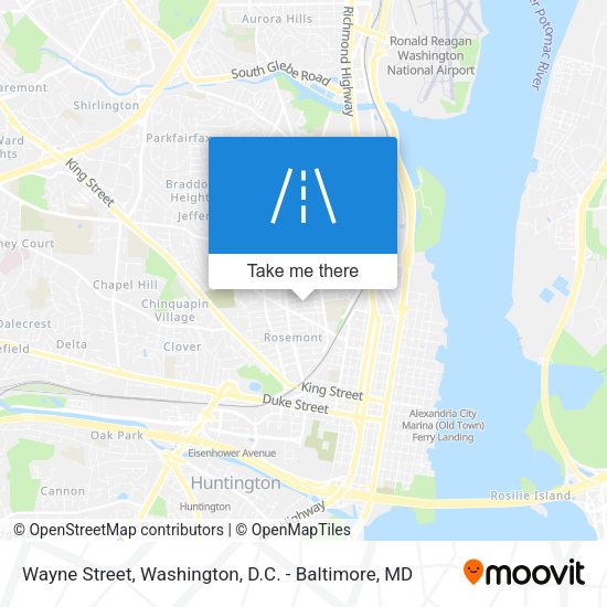 Mapa de Wayne Street
