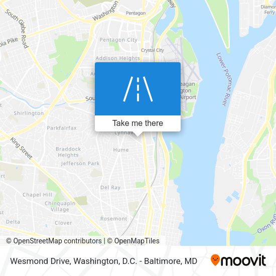 Wesmond Drive map