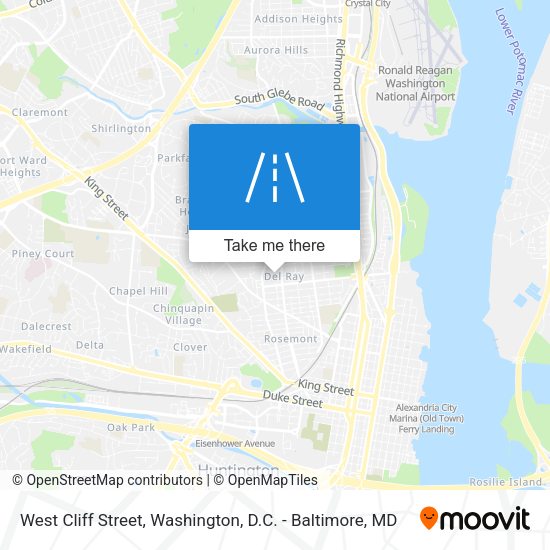 West Cliff Street map