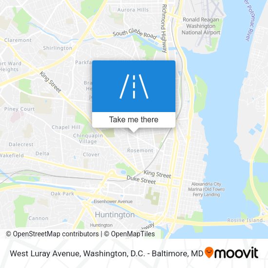 West Luray Avenue map