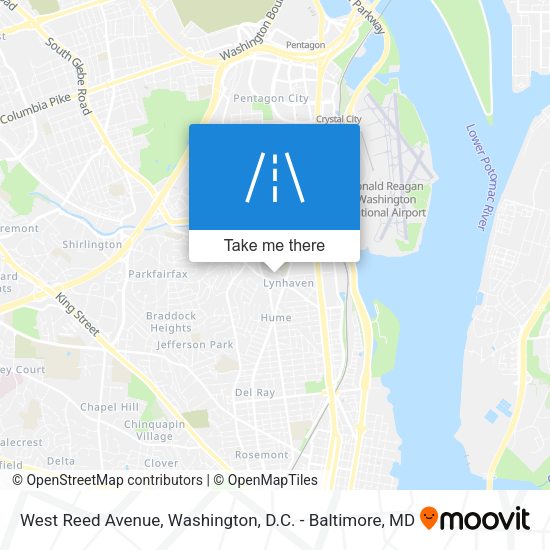 Mapa de West Reed Avenue