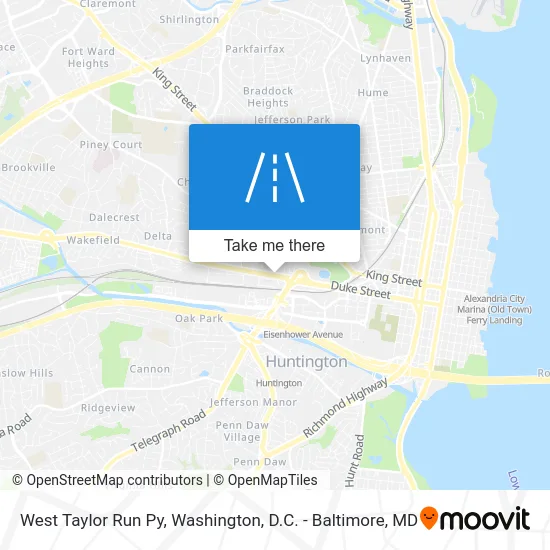 West Taylor Run Py map