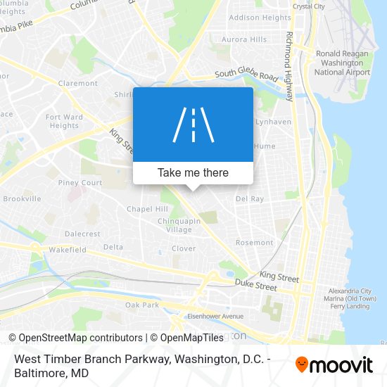 West Timber Branch Parkway map