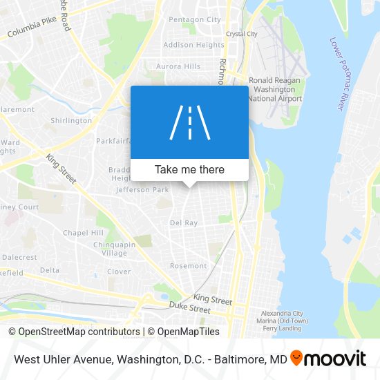 Mapa de West Uhler Avenue