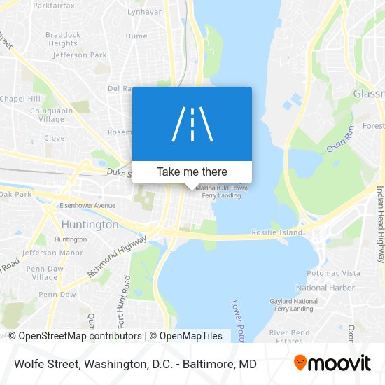 Mapa de Wolfe Street