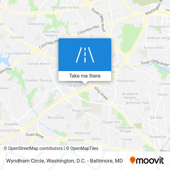 Mapa de Wyndham Circle