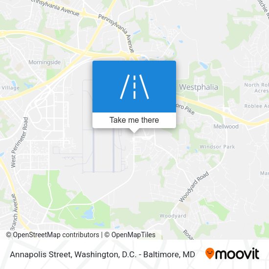 Mapa de Annapolis Street