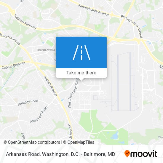 Arkansas Road map