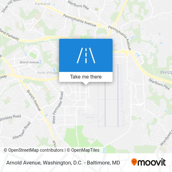 Arnold Avenue map