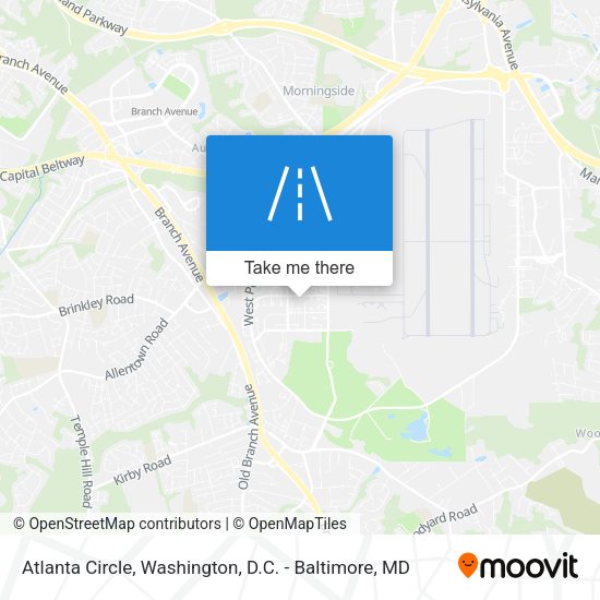 Atlanta Circle map