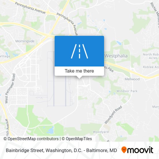 Mapa de Bainbridge Street