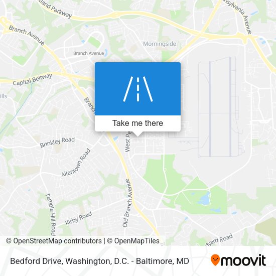 Mapa de Bedford Drive