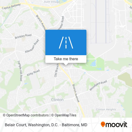 Belair Court map