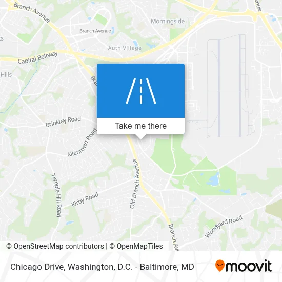 Chicago Drive map