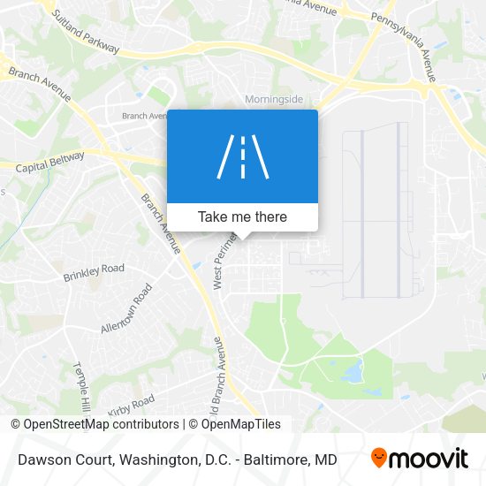 Dawson Court map