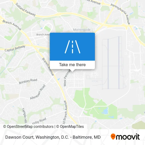 Dawson Court map