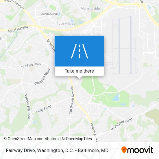 Mapa de Fairway Drive