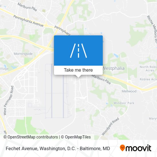 Fechet Avenue map