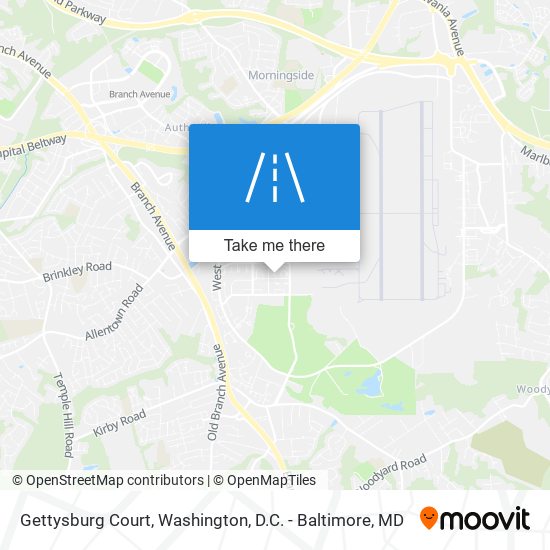 Gettysburg Court map