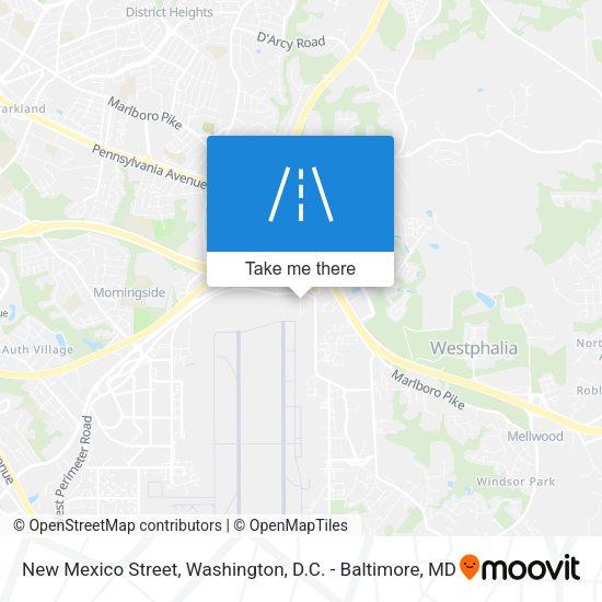 New Mexico Street map