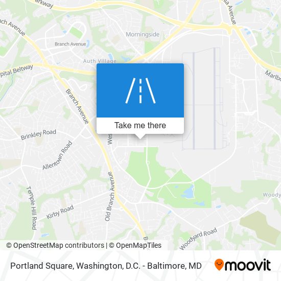 Mapa de Portland Square