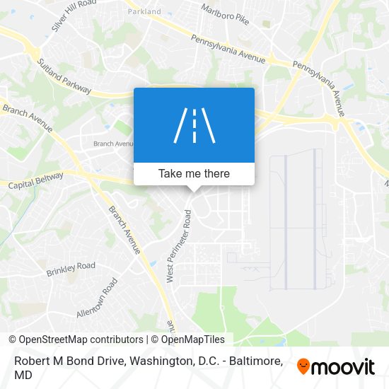 Robert M Bond Drive map