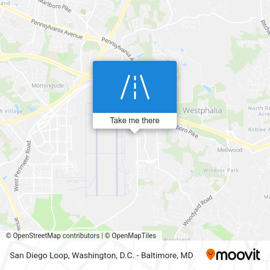 San Diego Loop map