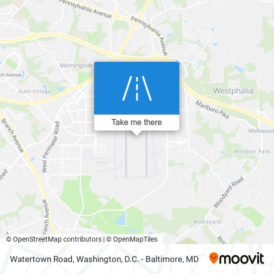 Watertown Road map