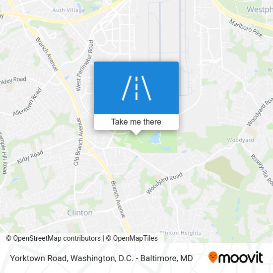 Yorktown Road map