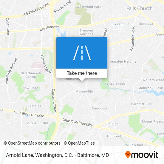 Arnold Lane map