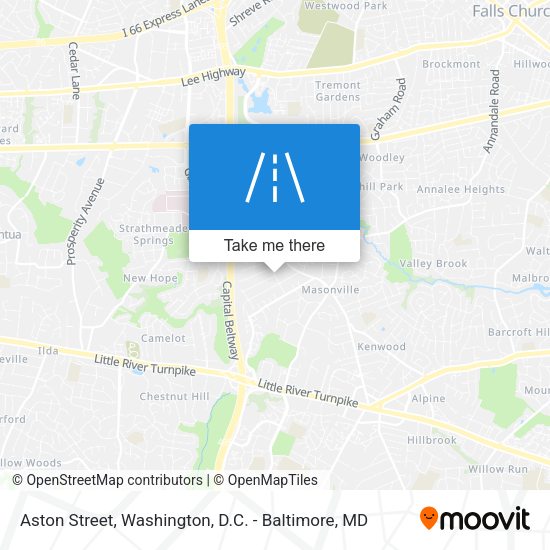 Aston Street map