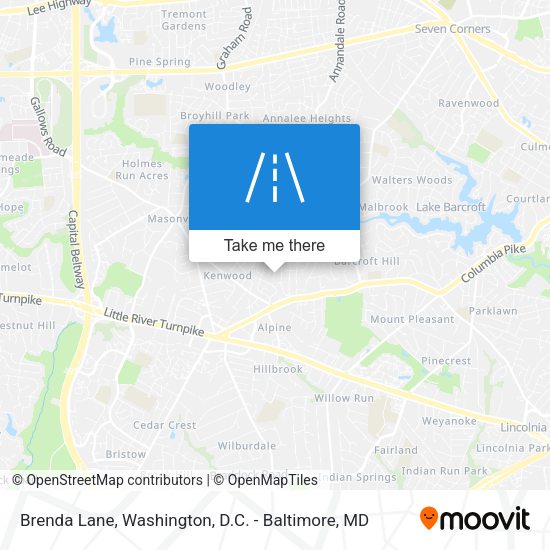 Mapa de Brenda Lane