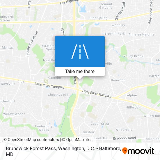Brunswick Forest Pass map