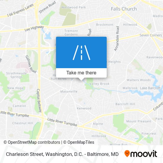 Charleson Street map