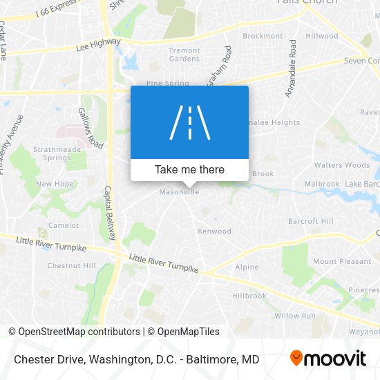 Mapa de Chester Drive