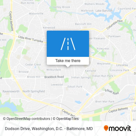 Mapa de Dodson Drive