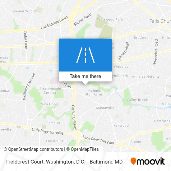 Fieldcrest Court map