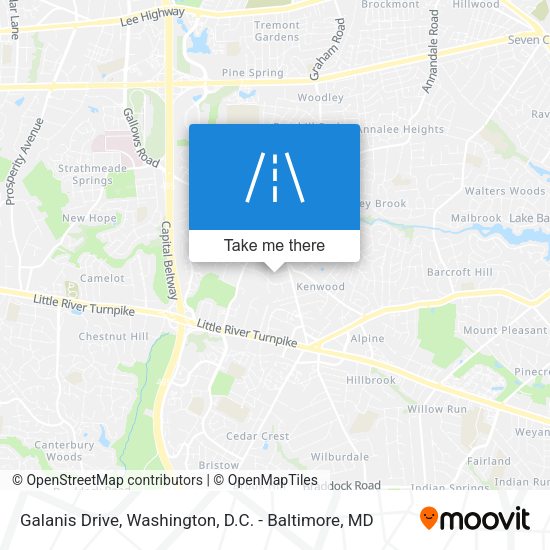 Galanis Drive map