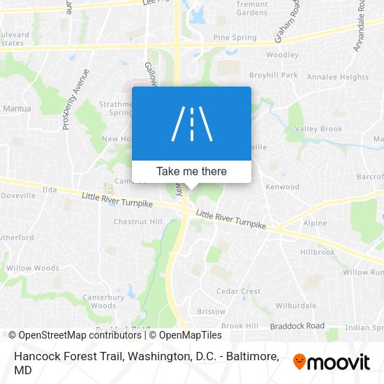 Hancock Forest Trail map