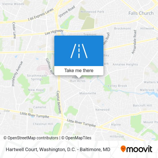 Hartwell Court map