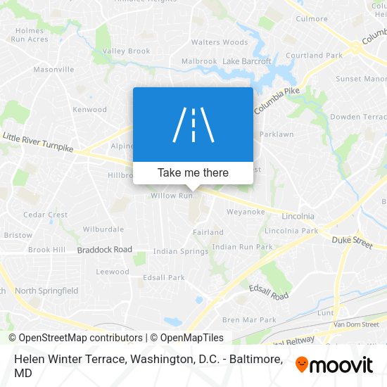 Mapa de Helen Winter Terrace