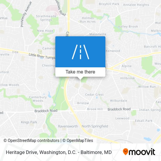Heritage Drive map