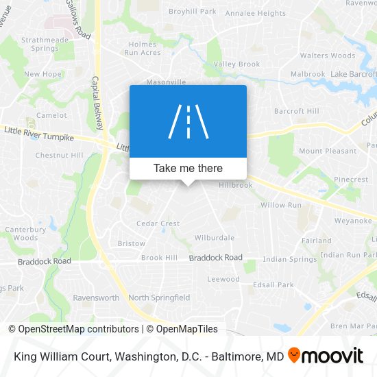 King William Court map