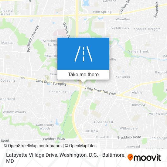 Mapa de Lafayette Village Drive