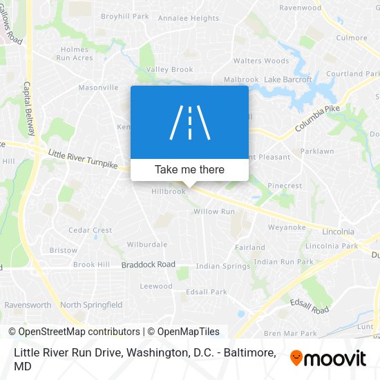Little River Run Drive map