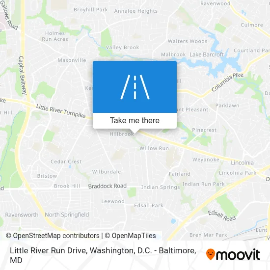 Little River Run Drive map