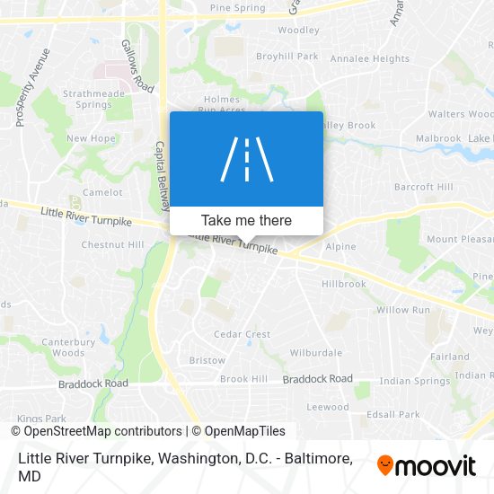Mapa de Little River Turnpike