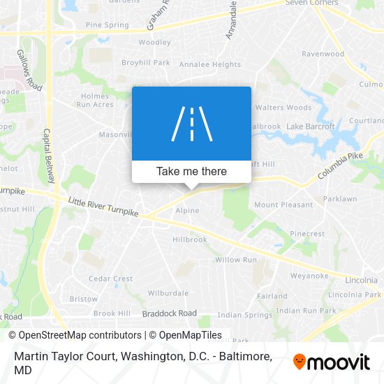 Mapa de Martin Taylor Court
