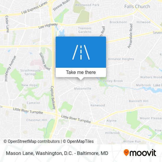 Mapa de Mason Lane