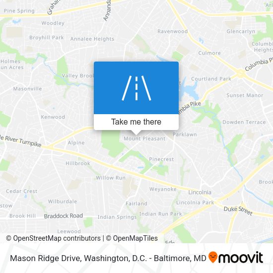 Mapa de Mason Ridge Drive